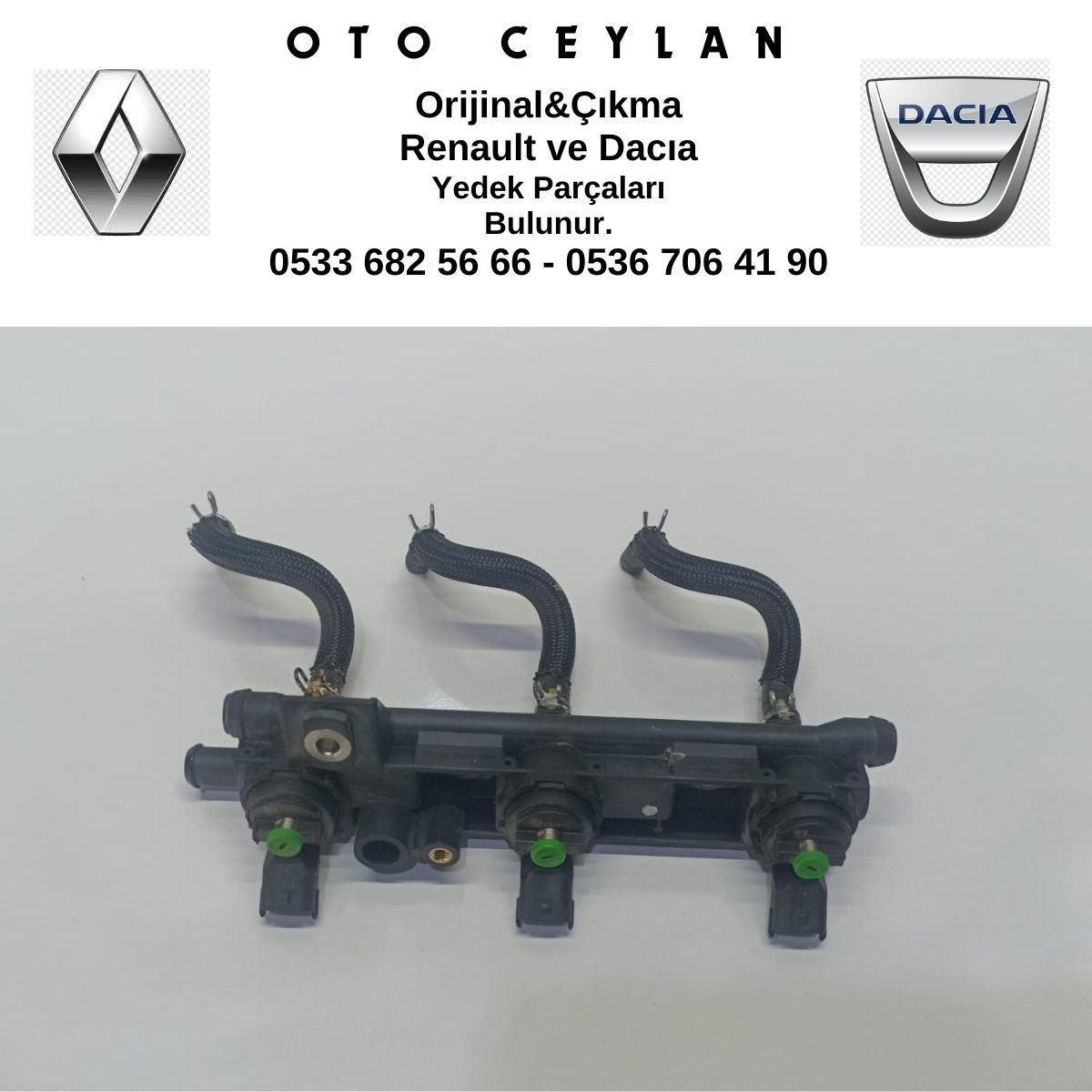 175230842R Clio 5 Duster Sandero Bin Motor Enjektör Rampası