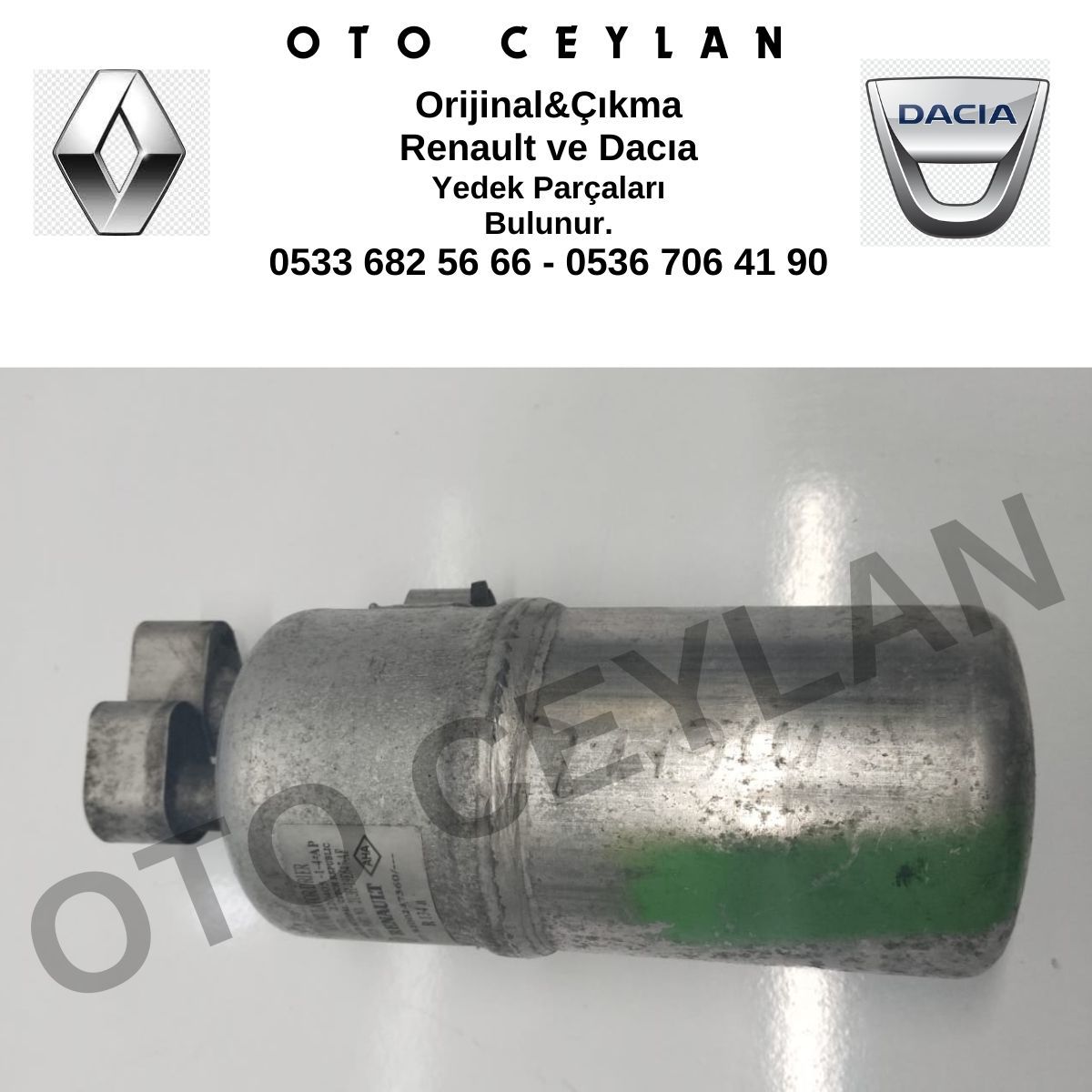 8200247360 Megane 2 Scenic 2 Kango 3 Klima Radyatör Şişesi Orjinal Mais Malı Çıkma