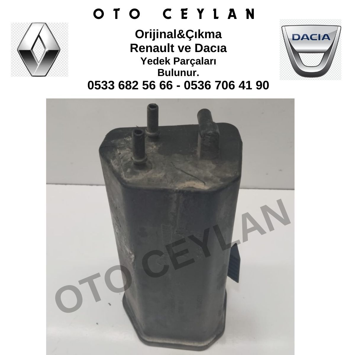 8200090571 7700423934 Megane 2 1.6 Kanister Benzin Hava Dinlendirici Orijinal Çıkma