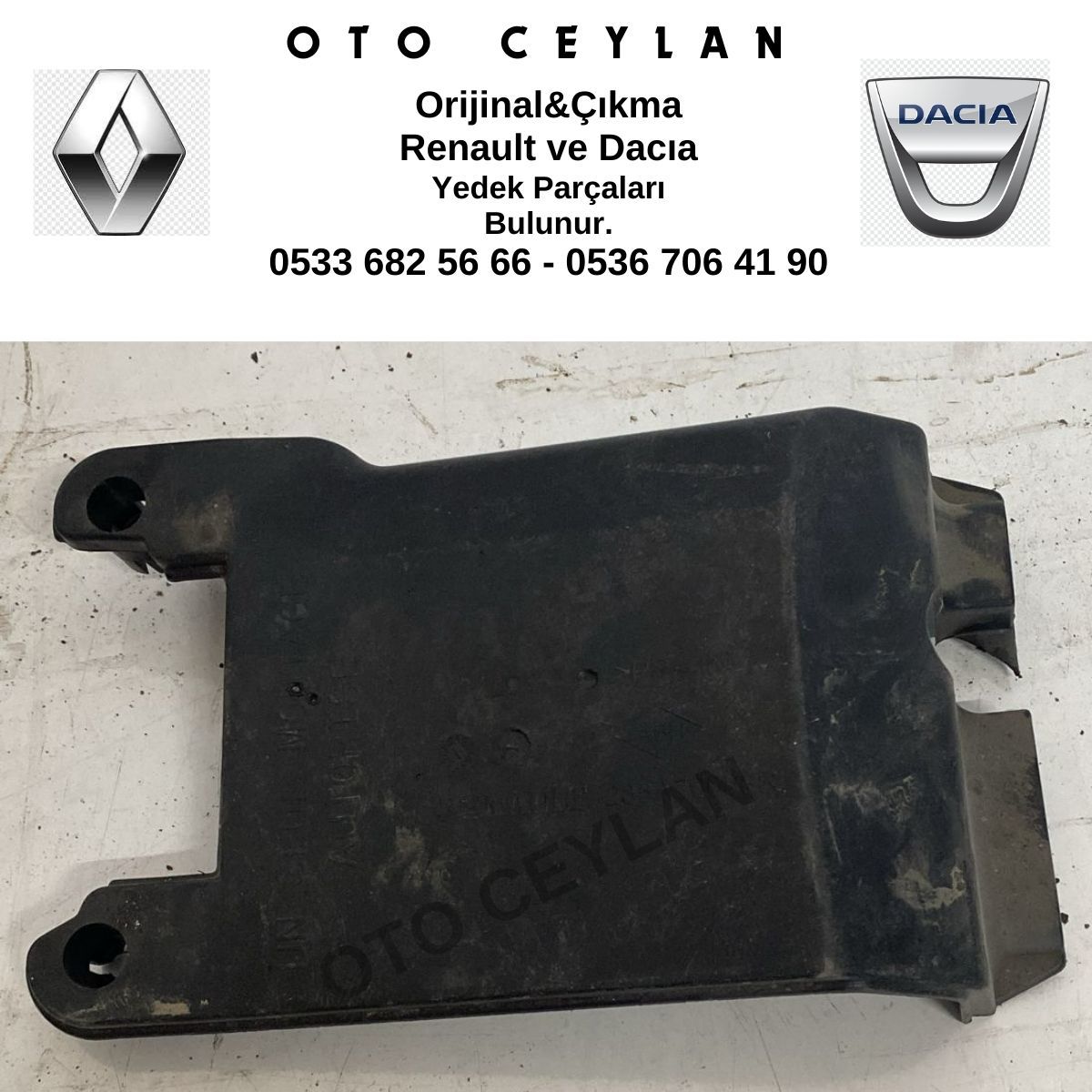 285A70068R Fluence Megane Airbag Beyni Koruma Kapağı Orijinal Çıkma
