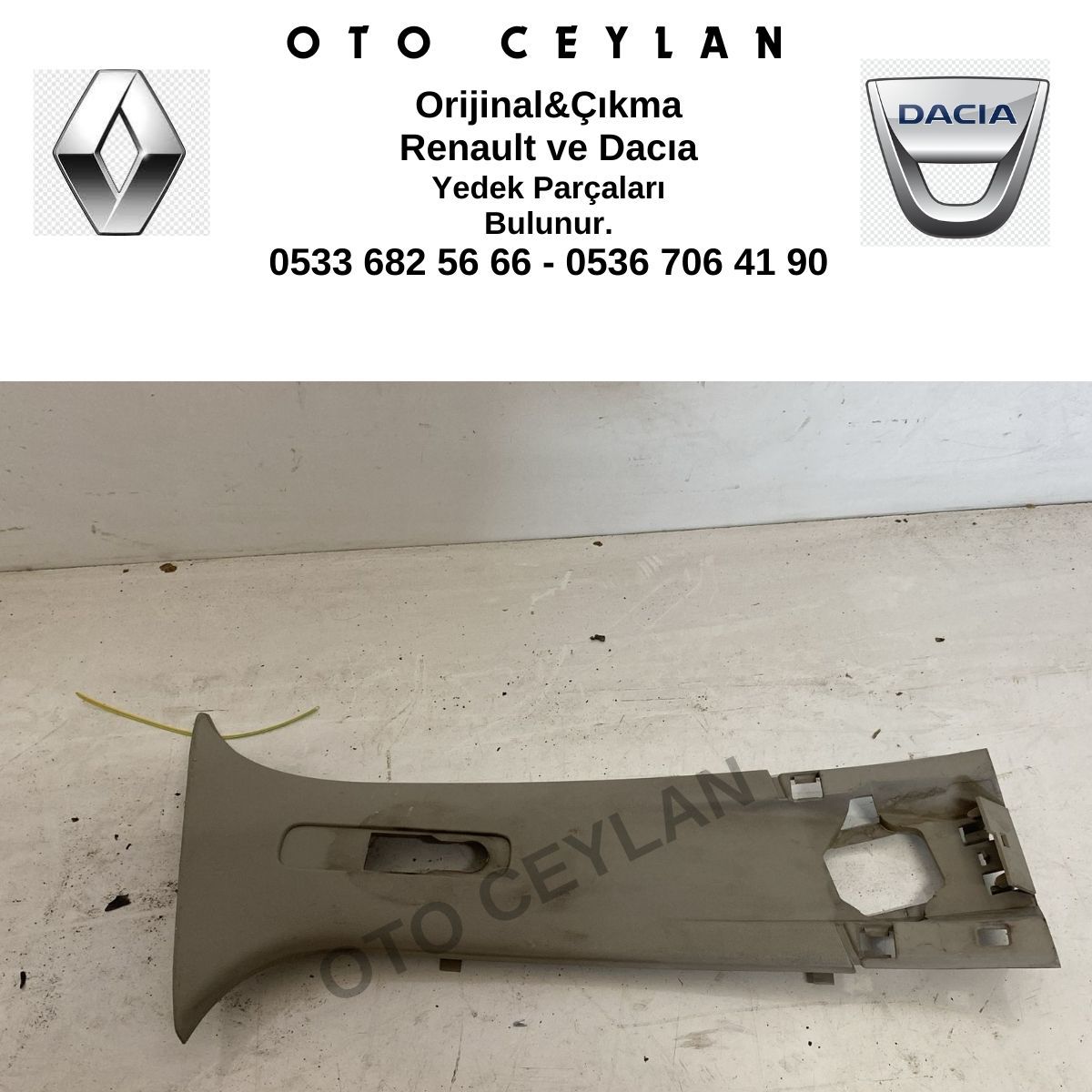 7691300193R Megane 3 Sağ Ön Direk Bakaliti Orijinal Çıkma