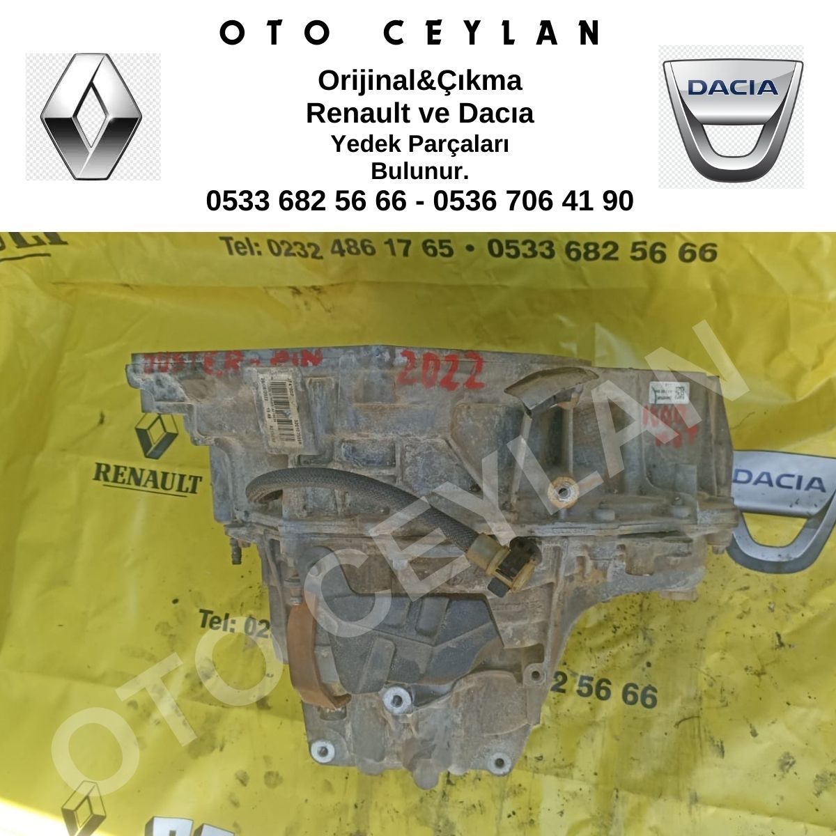 304015768R Duster Şanzıman 2022 Orijinal Çıkma