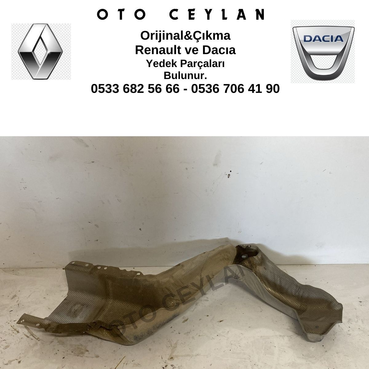 749281200R Megane 3 Arka Muhafaza Sacı Orijinal Çıkma