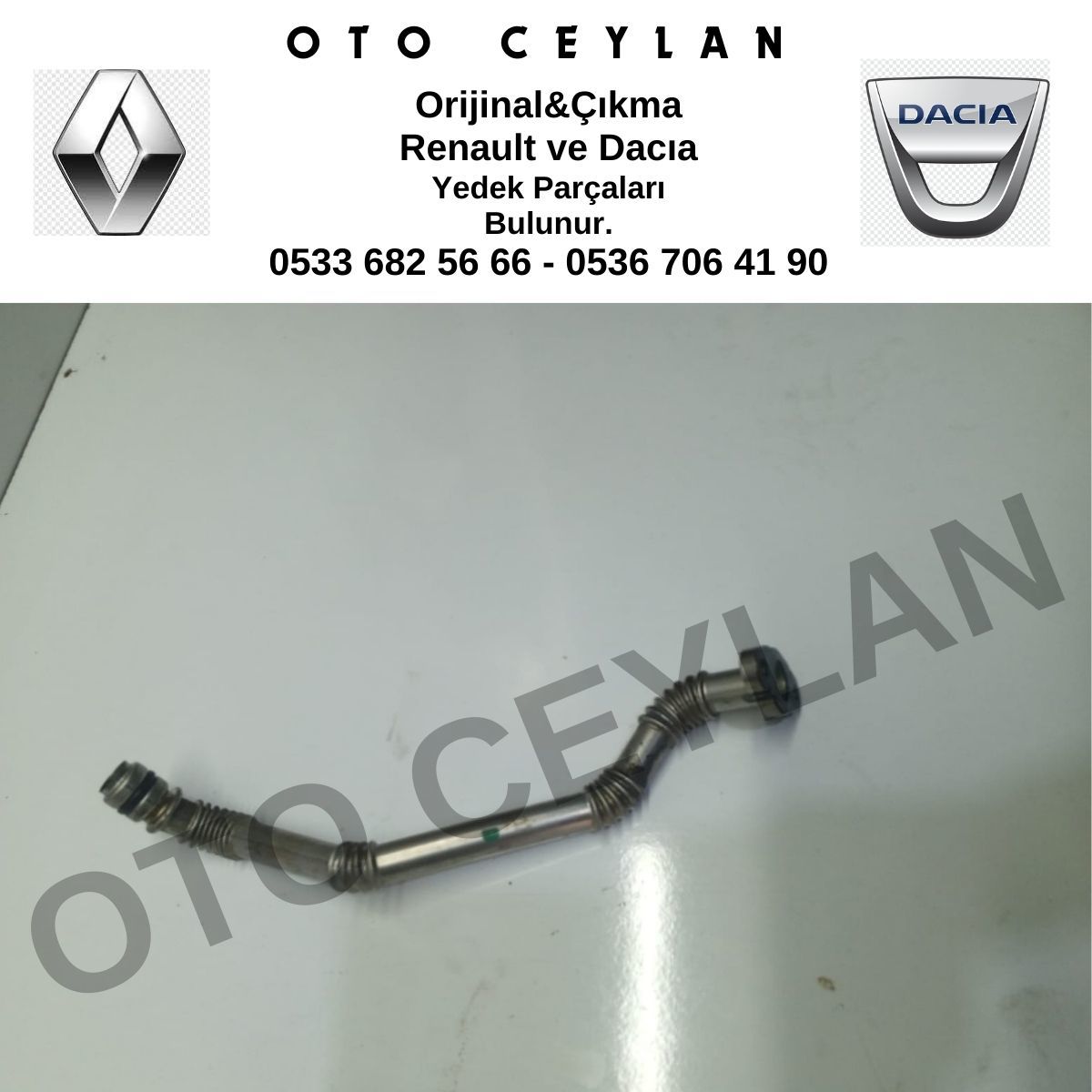 151989887R Clio 5 Captur 2 Turbo Yağ Geri Dönüş Borusu 1.0 Tce H4D Orijinal Çıkma