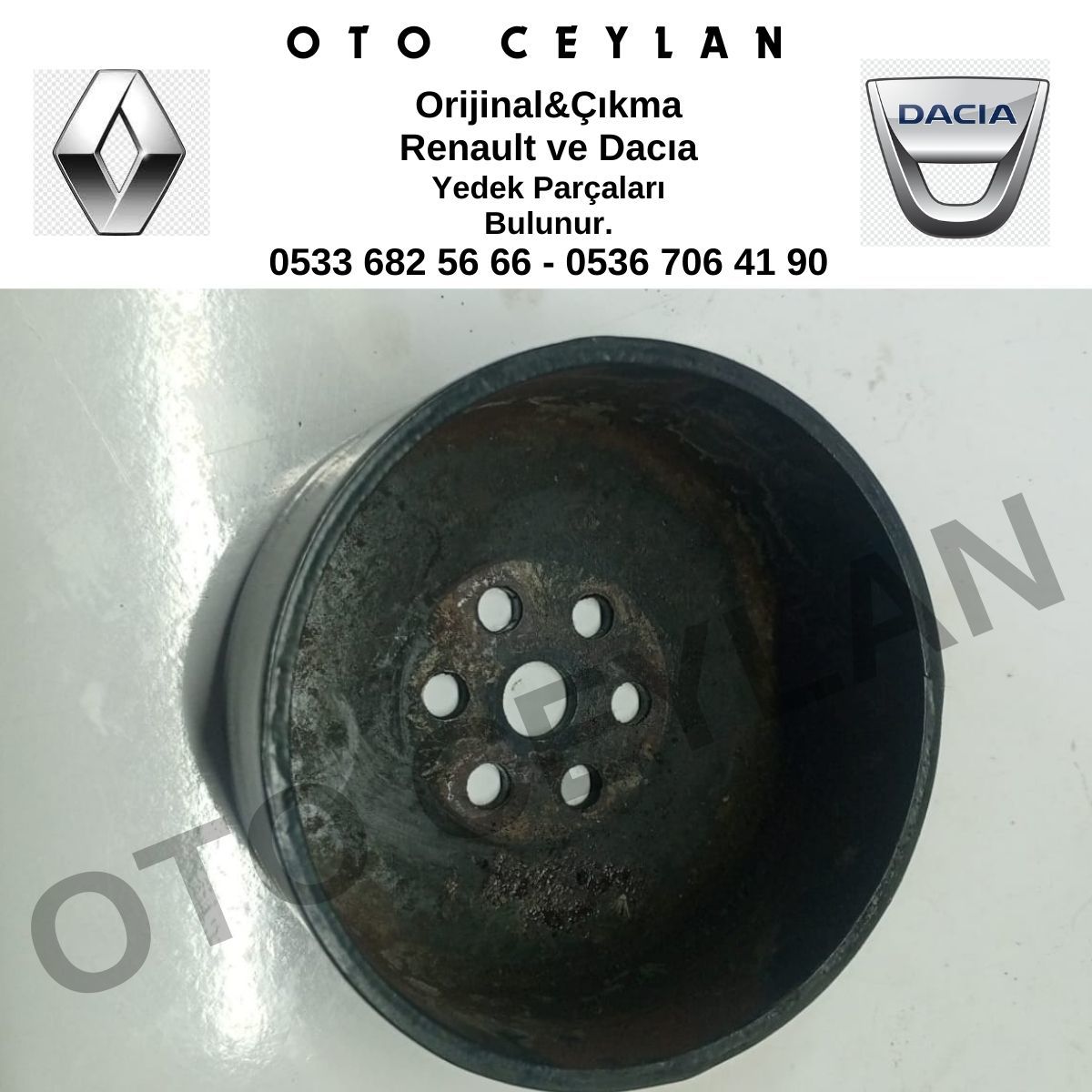 210510501R Megane 4 Talisman Devirdaim Kasnağı 1.3 Tce Orijinal Çıkma