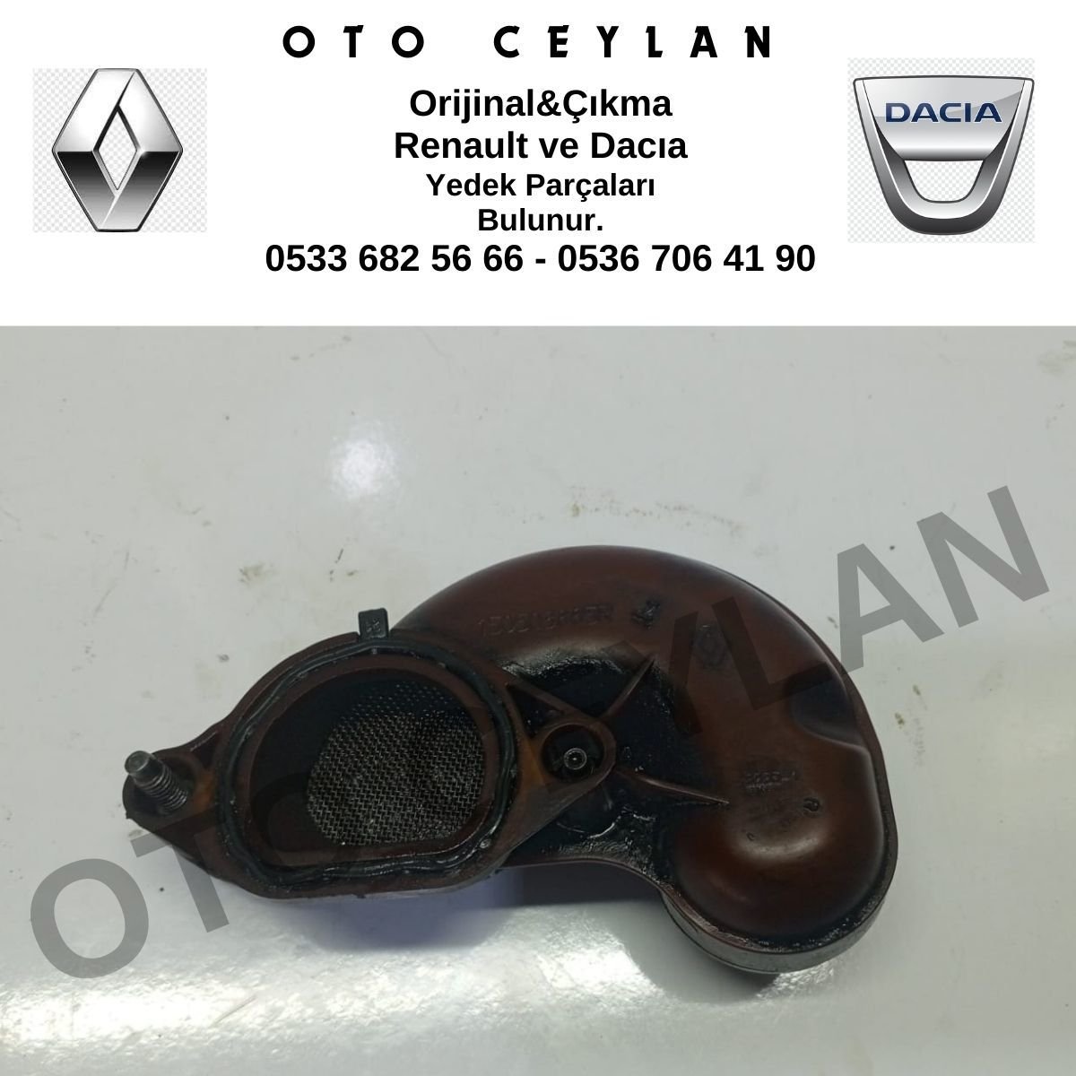 150503885R Clio Sandero Yağ Pompa Süzgeci Orijinal Çıkma