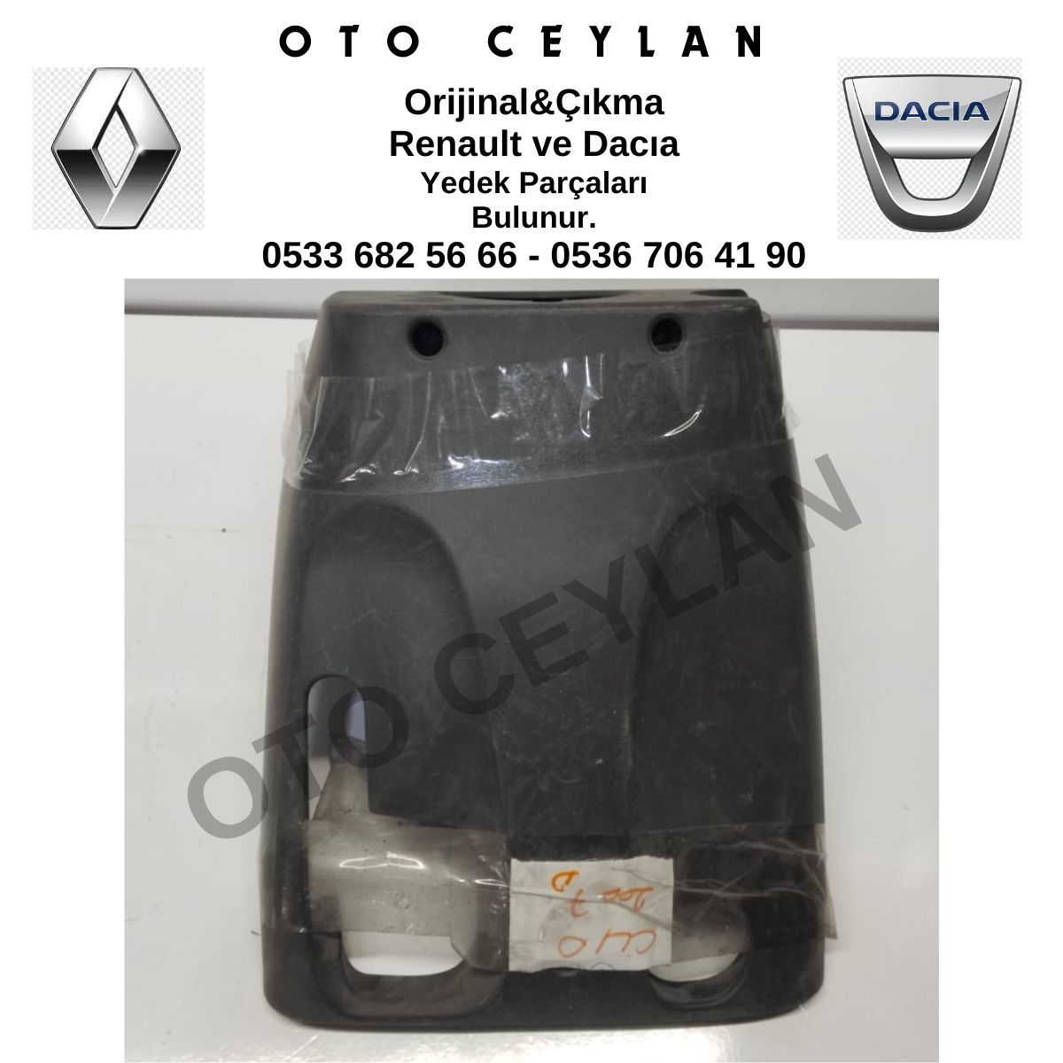 8200446724 8200446723 Clio Direksiyon Alt Üst Kapak Orijinal Çıkma