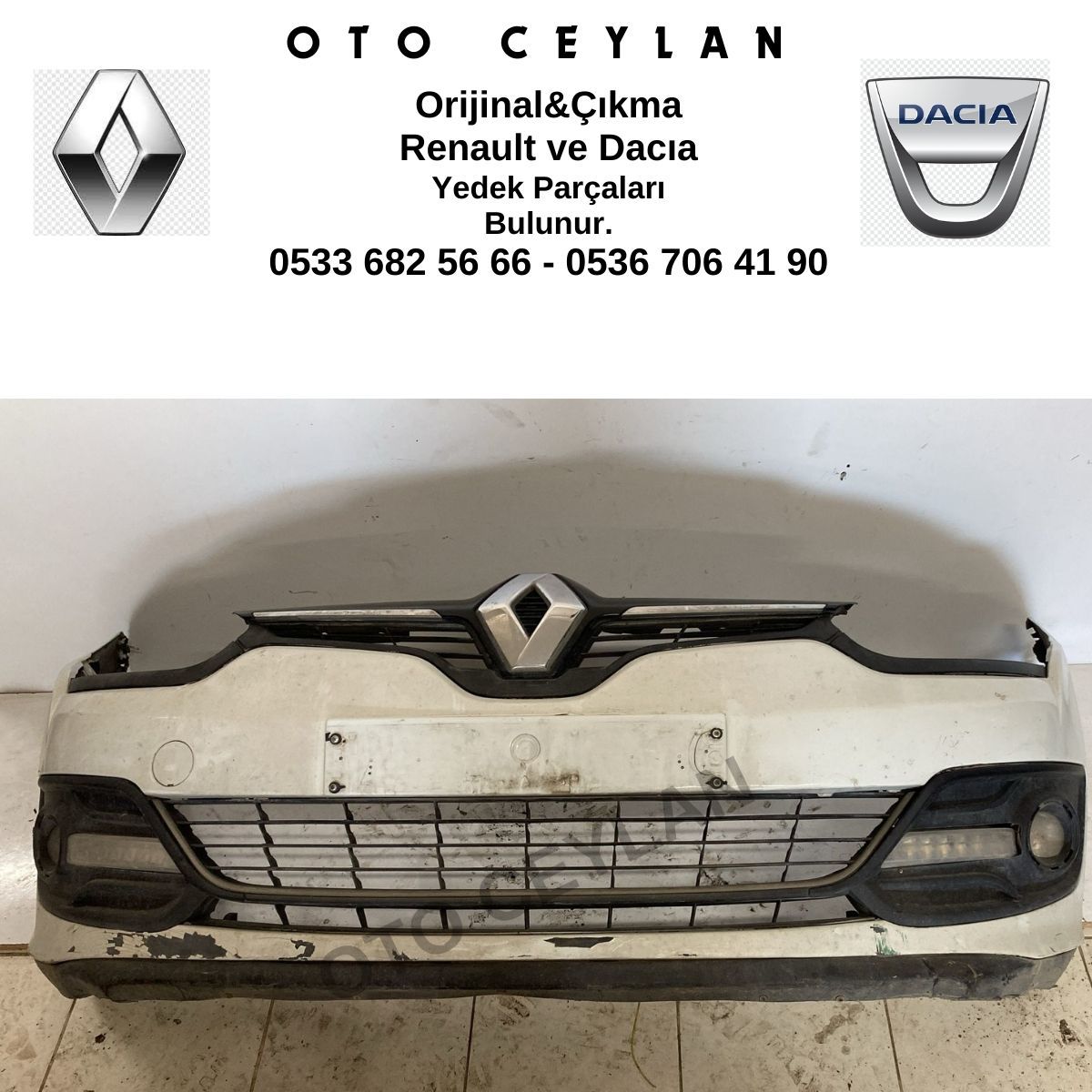 Megane 3 Ön Tampon Orijinal Çıkma