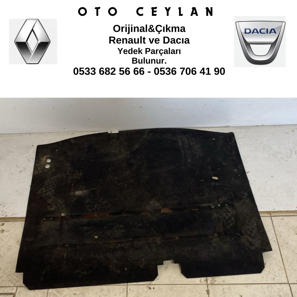 849020044R Megane 3 Bagaj Halısı Orijinal Çıkma