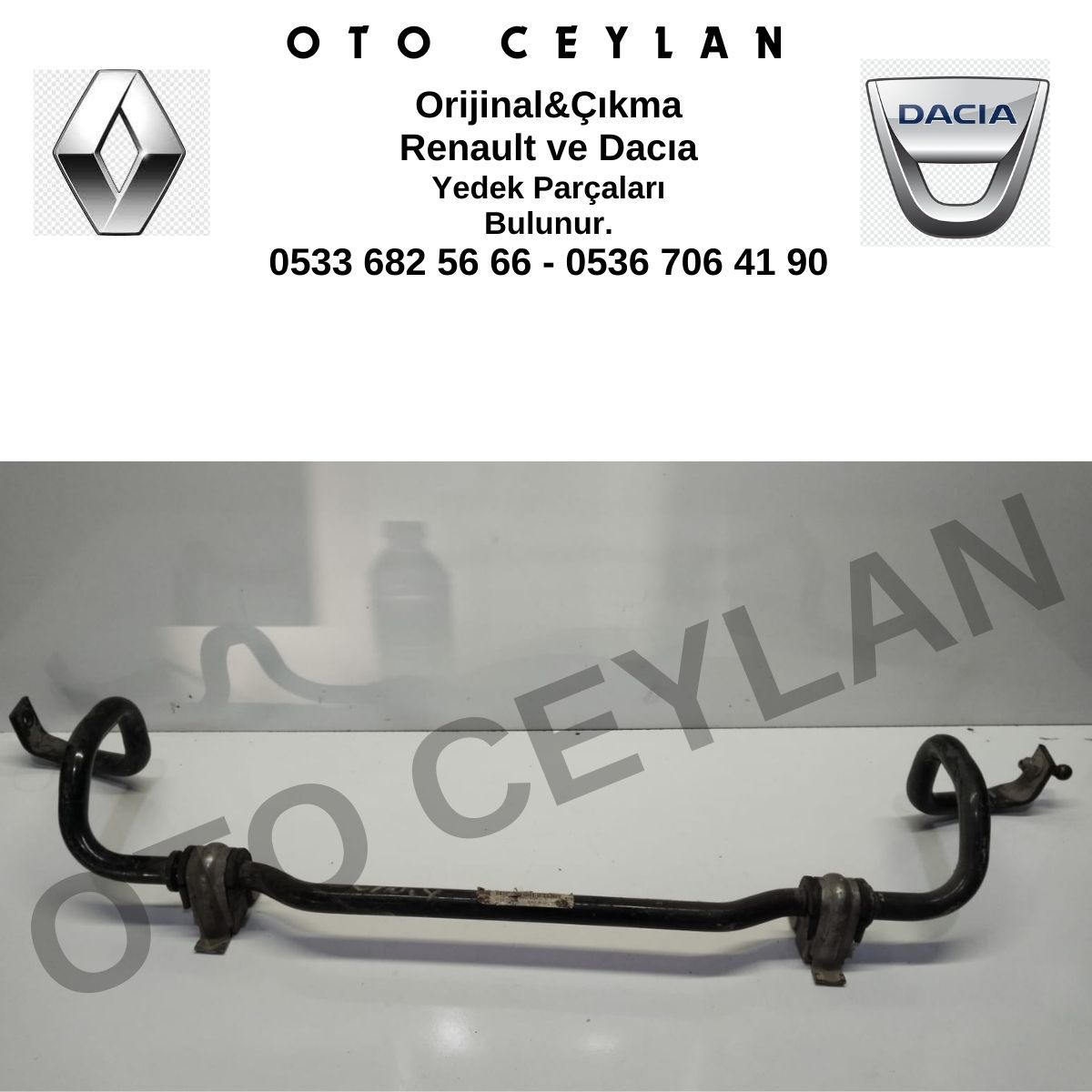546115906R 546115248R 546112045R 546117330R Clio 4 Viraj Demiri Orijinal Çıkma
