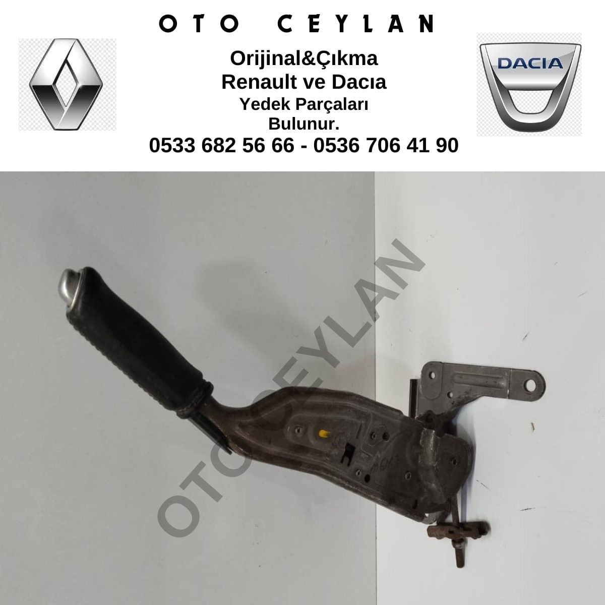 360100020R Megane 3 Fluence El Fren Kolu Çıkma Orijinal