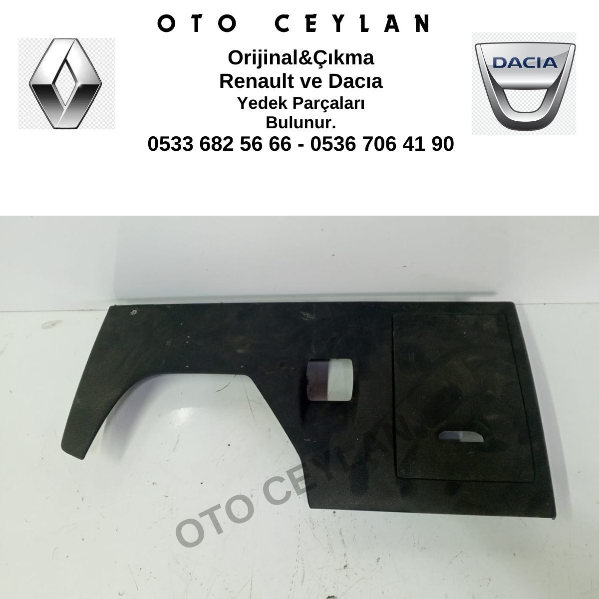 243223352R Duster 2 Torpido Kapağı Orijinal Çıkma