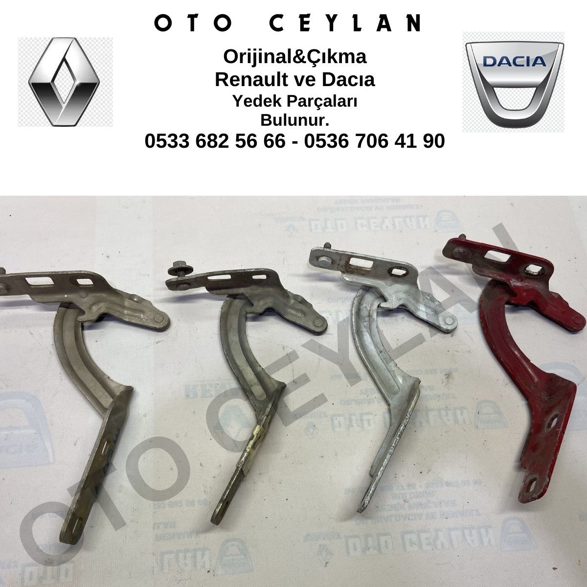 7700834369 Megane Sol Kaput Menteşesi