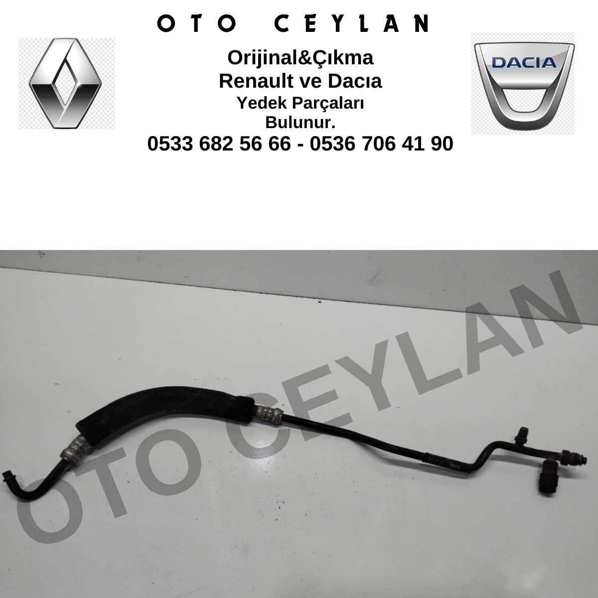 7702260419 7700876102 Renault 19 K7M Klima Hortumu Orijinal Çıkma