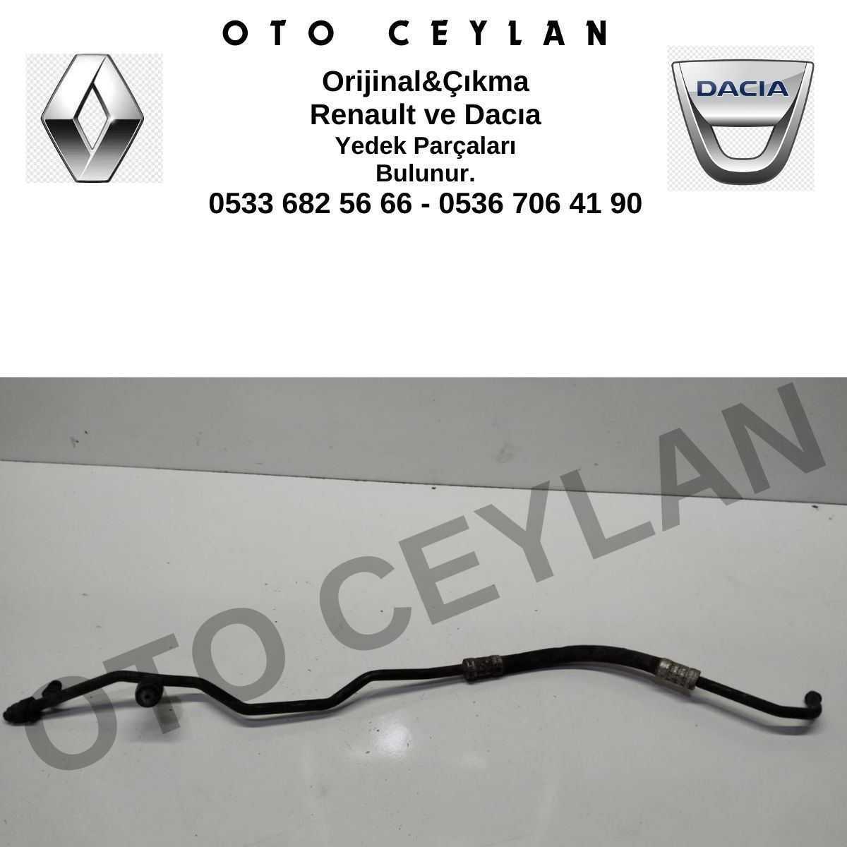 7700272507B Renault 19 Klima Borusu Orijinal Çıkma