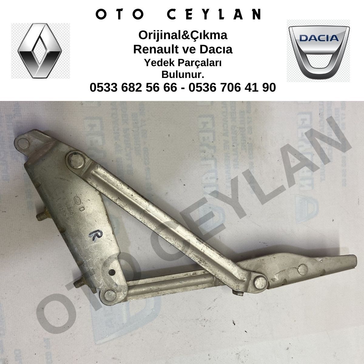 7702257990 Megane I Bagaj Kapak Menteşesi Sağ