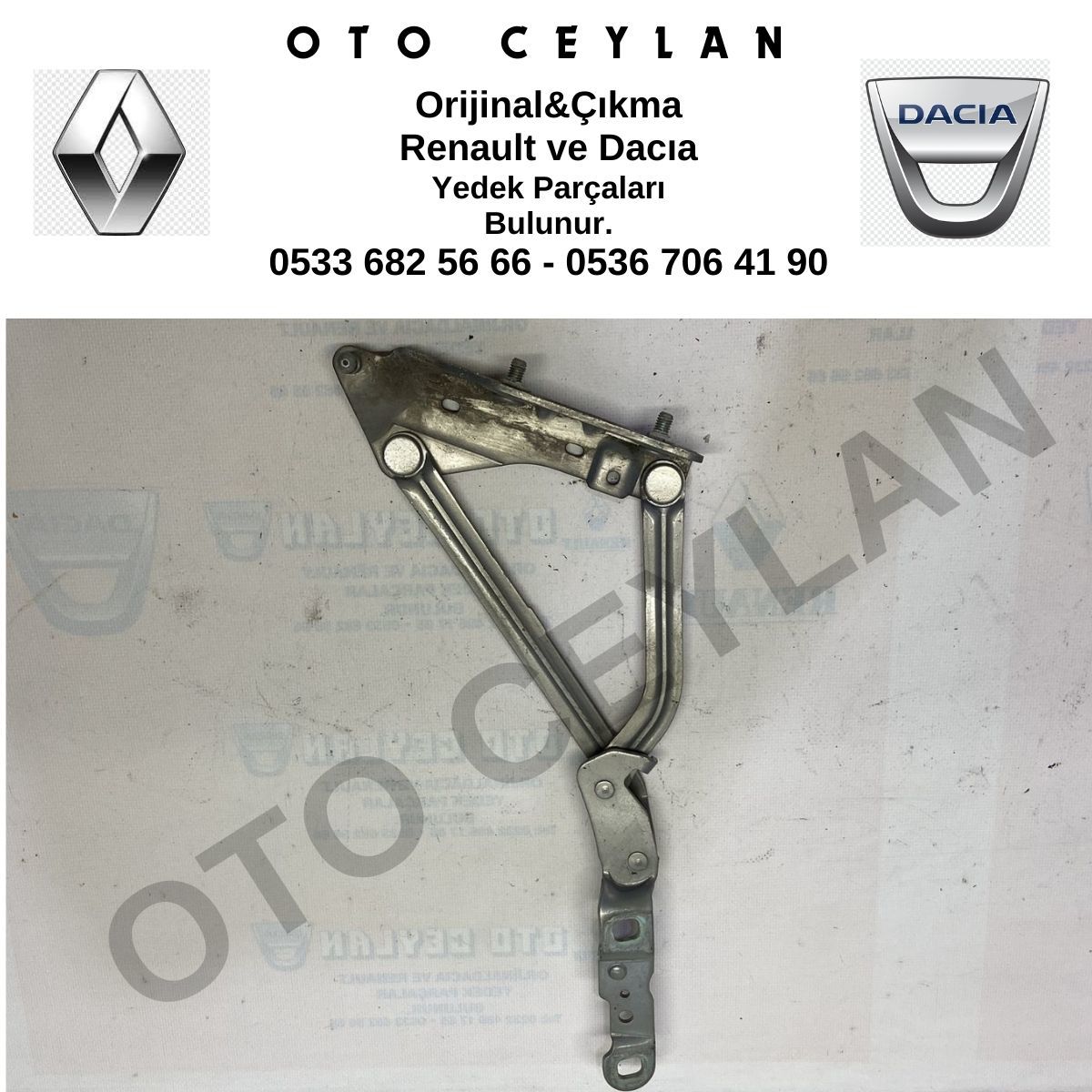 8200011068 Megane 2-II Bagaj Kapak Menteşesi Sağ Orjinal