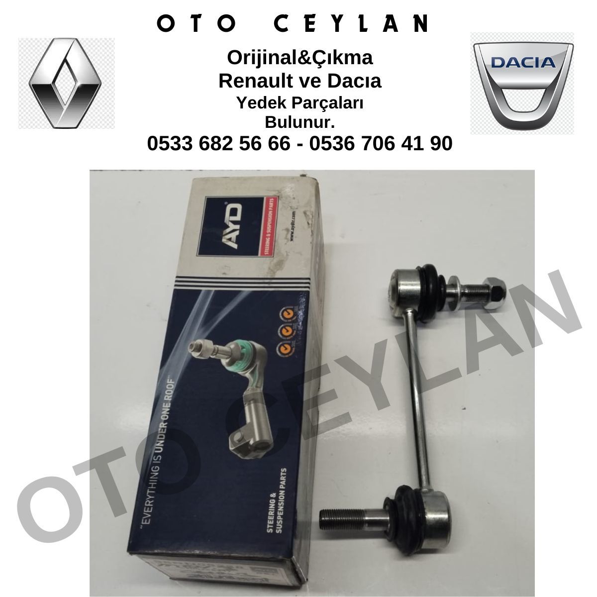 8200265217 Clio 3 Megane 3 Z Rot Sıfır Yan Sanayi