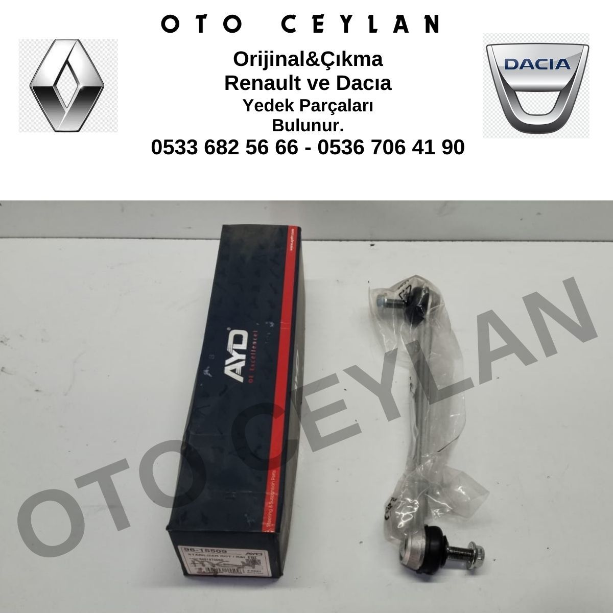 546187005R Megane 4 Talisman Escape Scenic 4 Z Rot Sıfır Ayd Marka