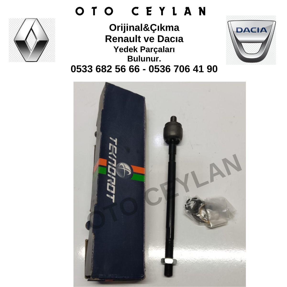 7701470764 Kango Rot Kolu Mili Hidrolik Direksiyon Sıfır Yan Sanayi