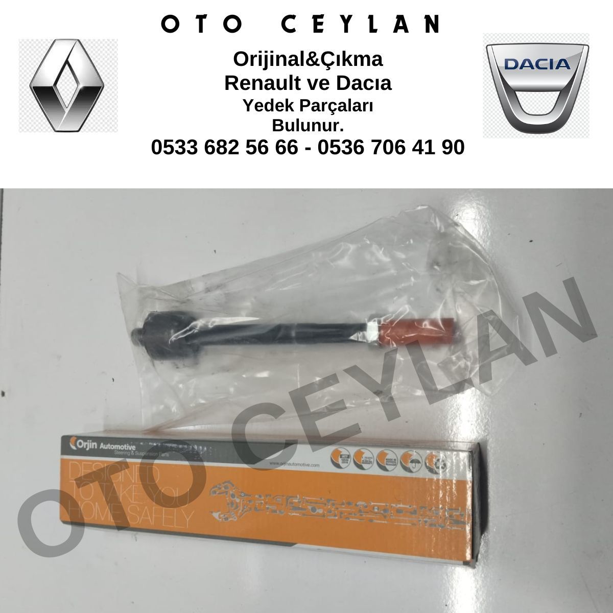 4153200089 Orj01994 Megane 3 Fluence Scenic 3 Rot Mili Sıfır Orjin Marka