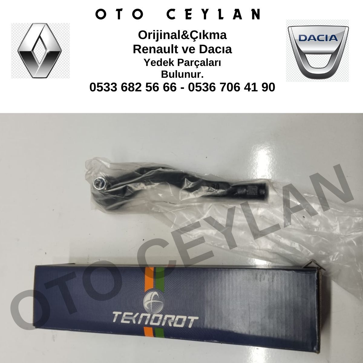 7701478407 Kango 3 Rot Başı Sıfır Teknorot Marka