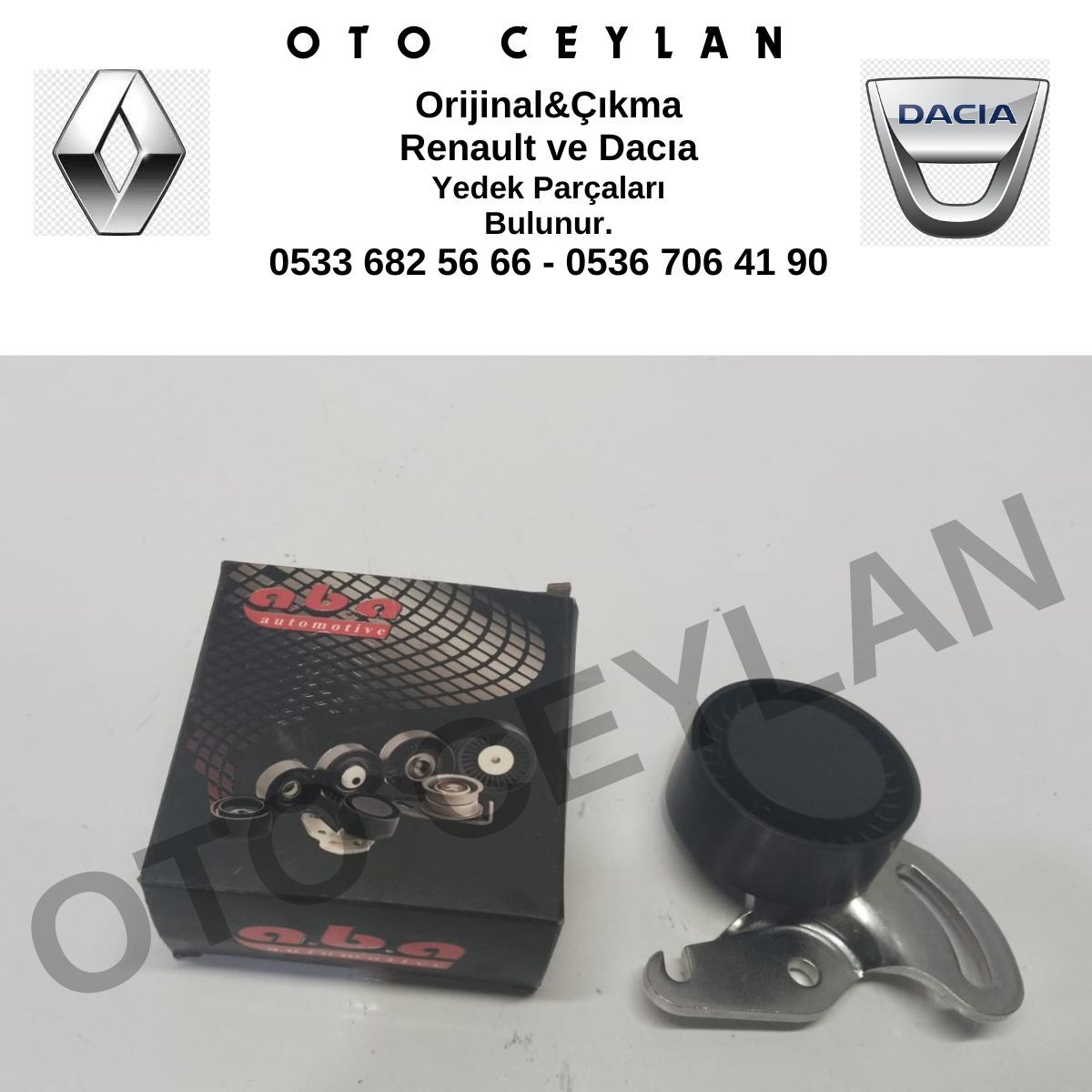 8200053294 ABA 25203294 Clio 2 3 Kango Megane 2 Scenic 2 Gergi Rulmanı Sıfır Yan Sanayi