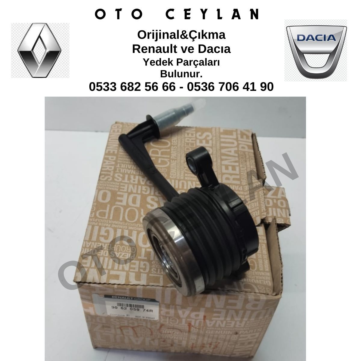 306205974R Hidrolik Debriyaj Silindiri Sıfır Orijinal