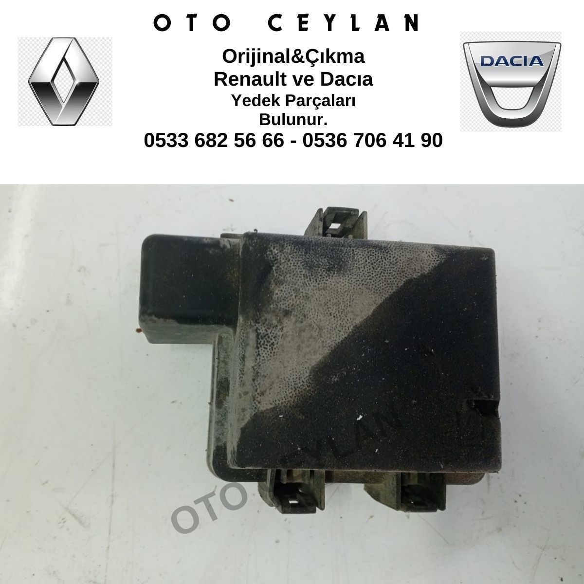 24382003R Megane 3 Sigorta Kutusu Kapağı TAKIM Orijinal Çıkma