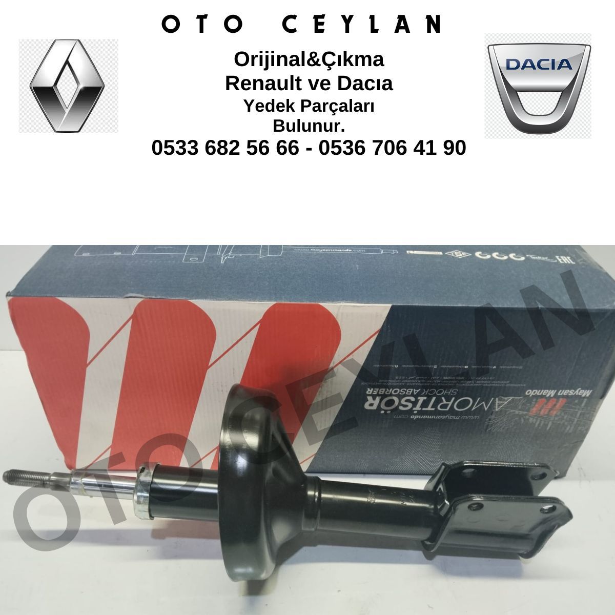 MAY S9410327 7701479313 Clio Symbol 1.4 1.5 Dci 58mm Amortisör Ön Sıfır Yan Sanayi