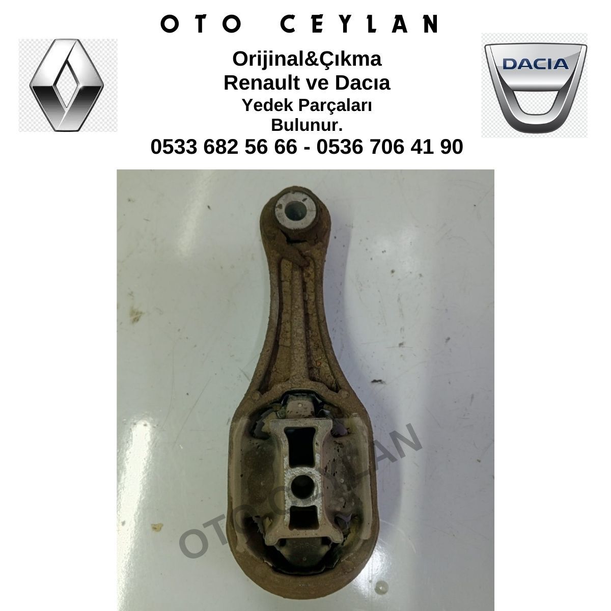 112380004R Megane 3 Motor Suportu Orijinal Çıkma