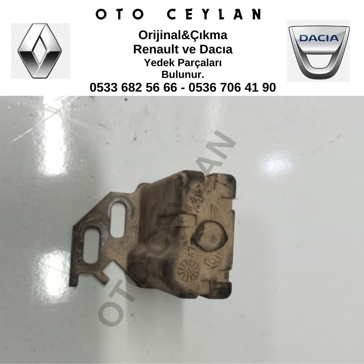 8200105505 Megane 3 Egsoz Takozu Orta Çıkma ORİJİNAL