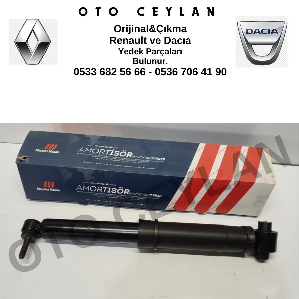 MAY PN7310312 Megane 2 Arka Amortisör Sıfır Yerli Üretim