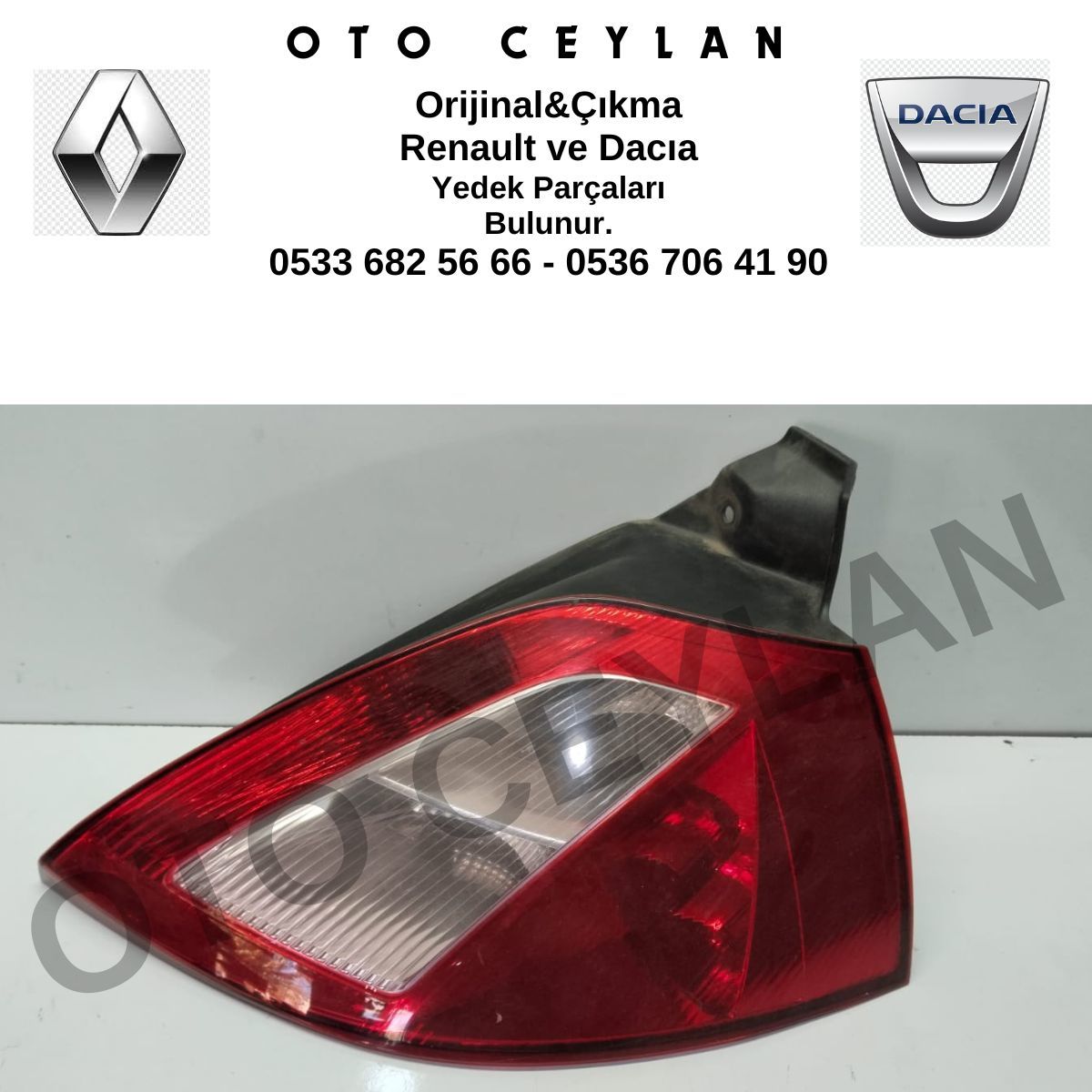 8200073237 Megane 2 Sağ Stop Orijinal Çıkma