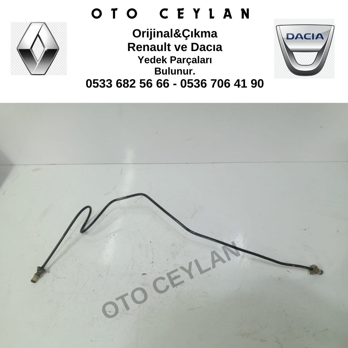 308511945R 308510022R Megane 3 Debriyaj Hidroliği Hortumu Orijinal Çıkma