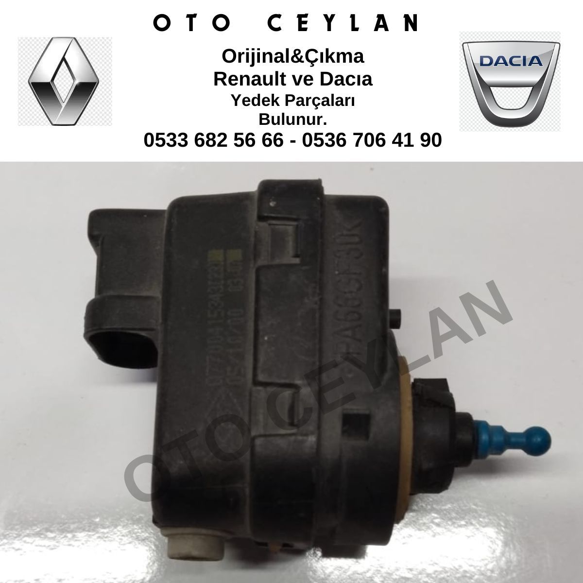 7700415343 7700840141 Megane Far Ayar Motoru Orijinal Çıkma