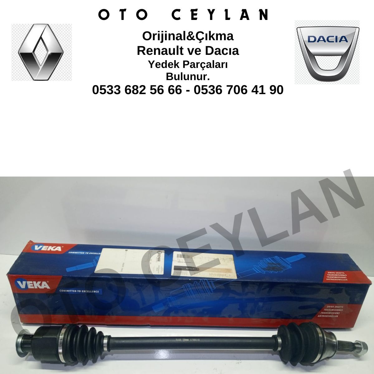 VEKA RN-8006 Renault 9 Renault 11 Komple Aks Sağ Ön Sıfır Yerli Üretim