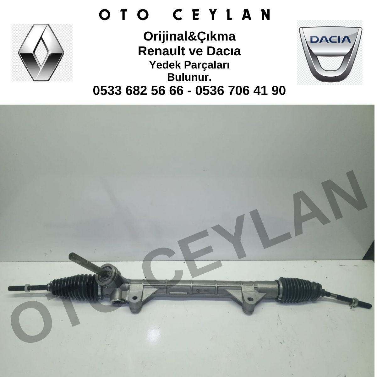 271110 Logan Direksiyon Kutusu Elektrikli 16V 1.5 Dci Sıfır Yerli Üretim