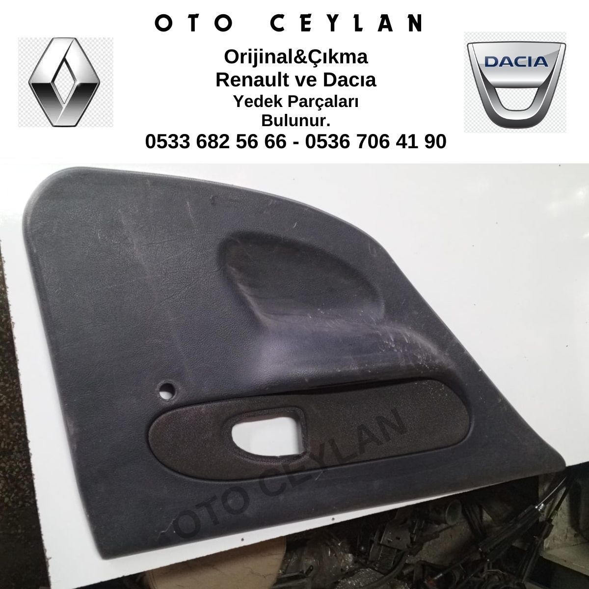 Clio Sol Arka Kapı Döşeme Orijinal Çıkma