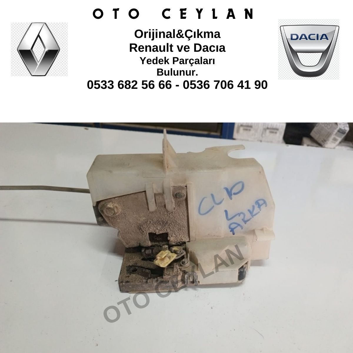Clio Sol Arka Kapı Kilit Orijinal Çıkma