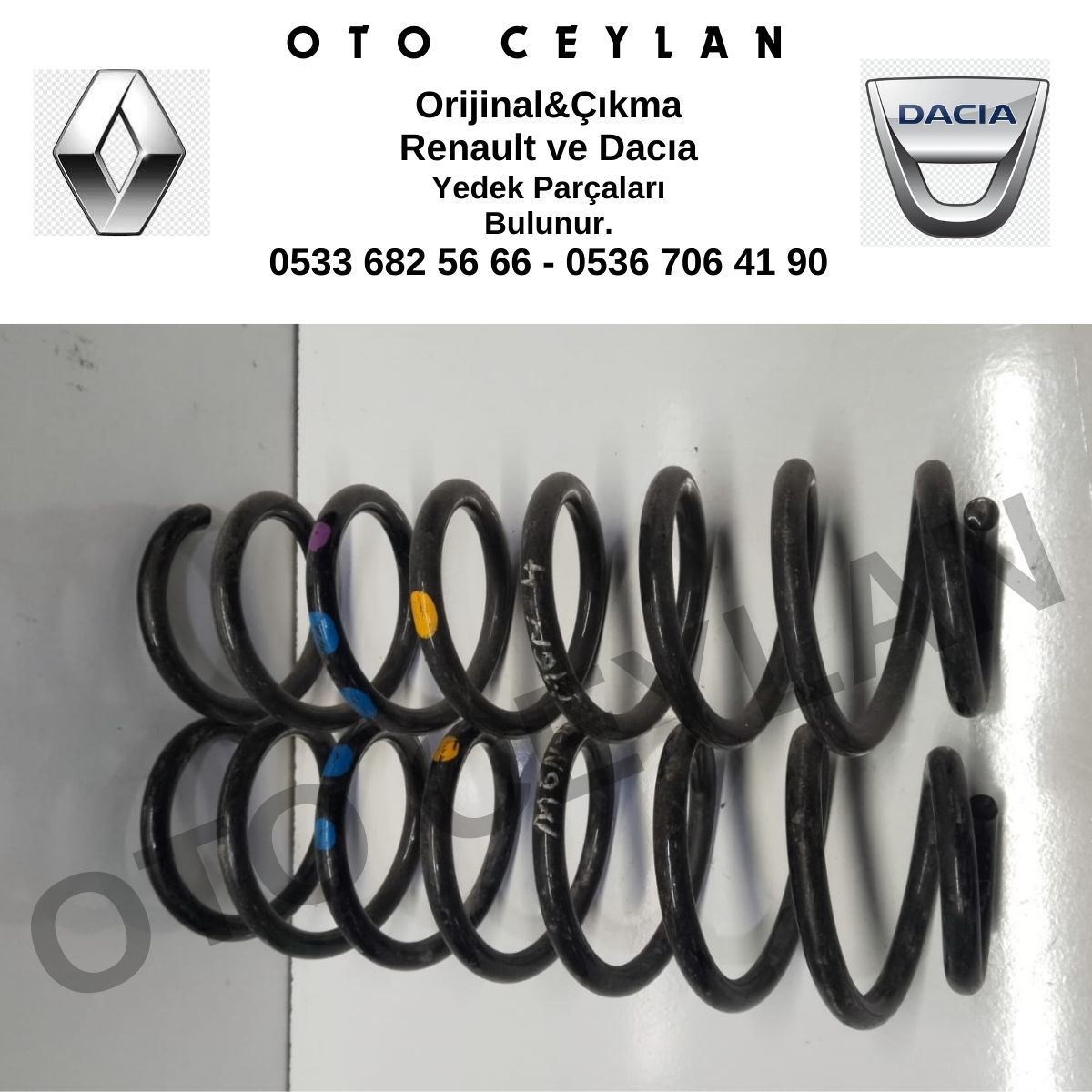 550201979R Megane 4 Arka Helezon Yayı TK Orijinal Çıkma