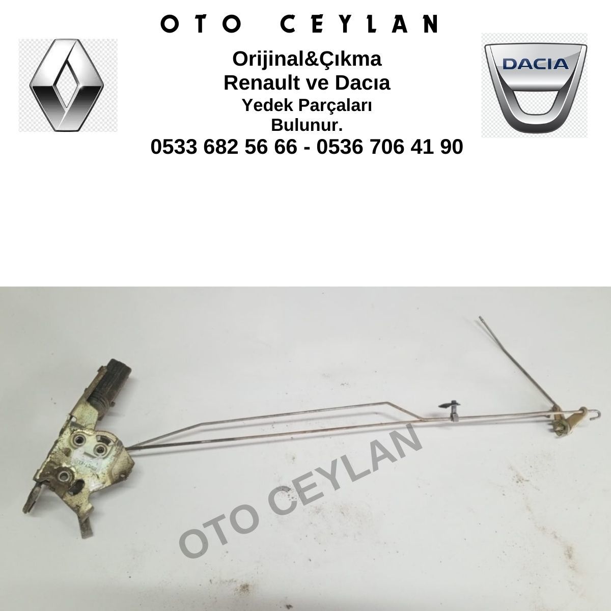 Renault 9 Sol Arka Kapı Kilit Orijinal Çıkma