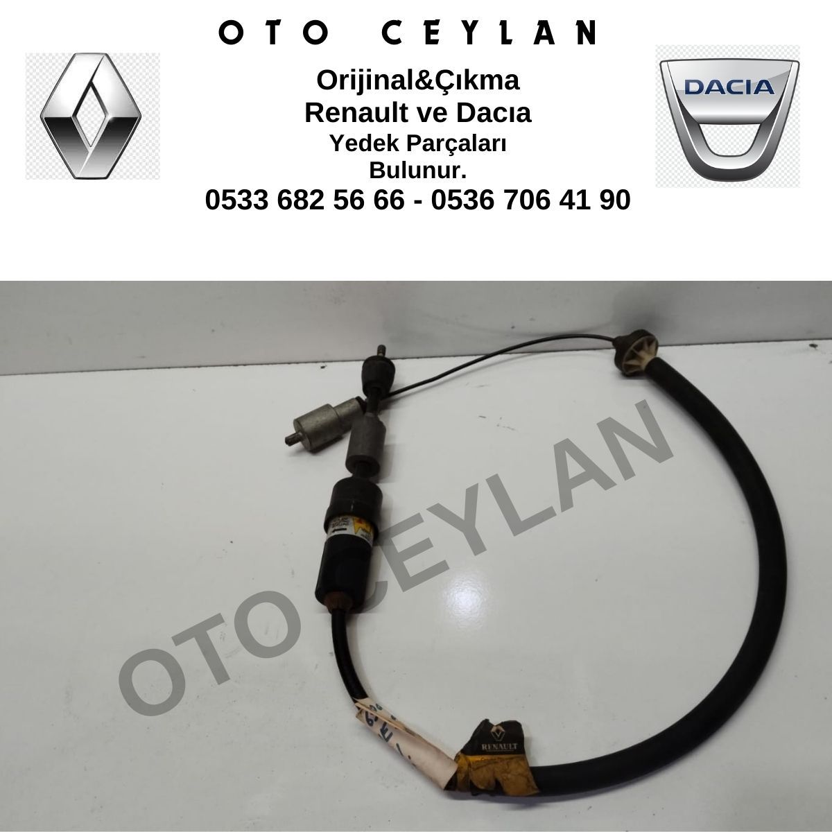 7700827853 7700813657 Debriyaj Halatı Teli Sıfır Orijinal