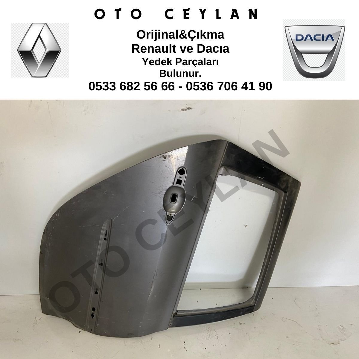Clio 3 Sağ Arka Kapı GRANDTOURE Orjinal Çıkma