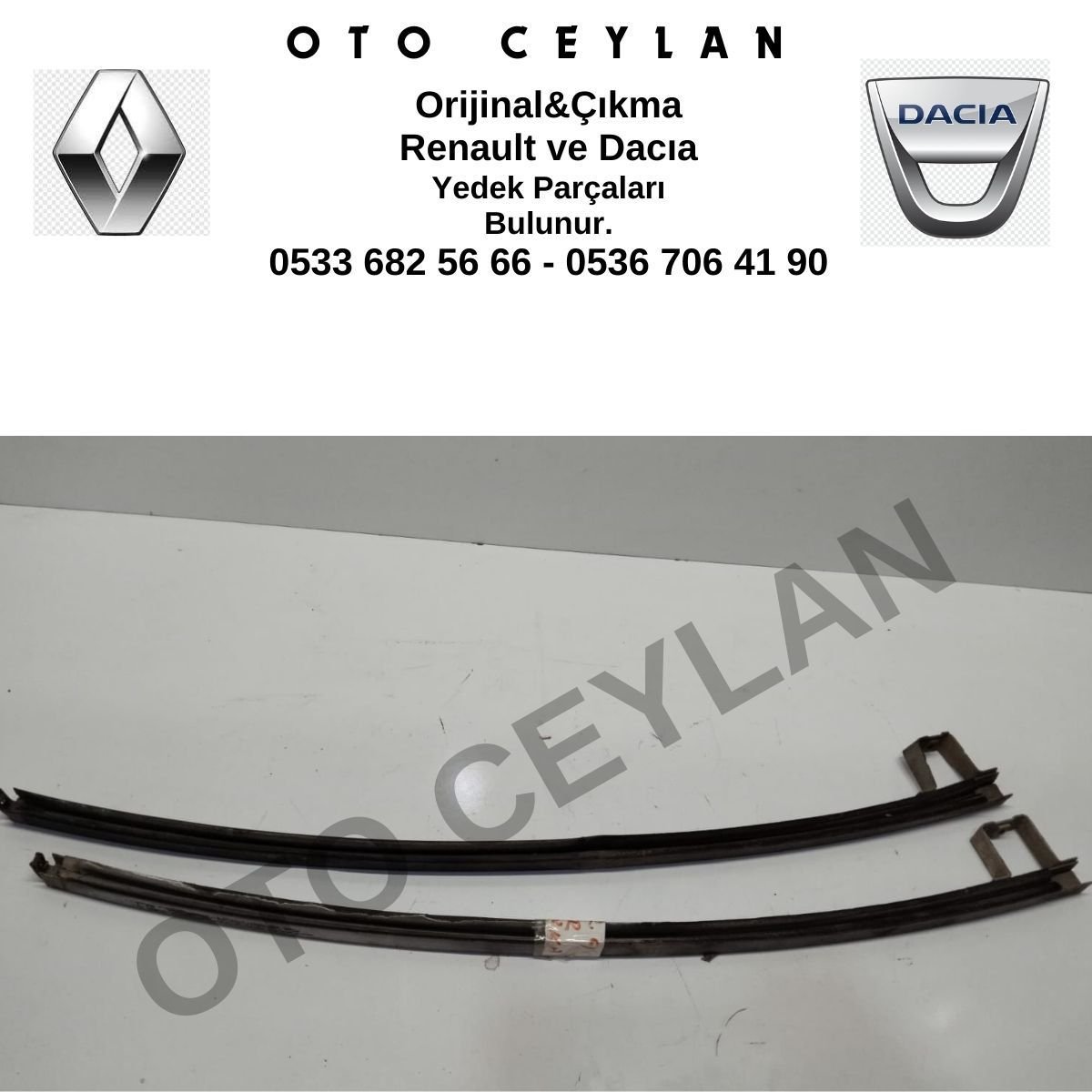 7750677999 R.9 Sağ Kelebek Cam Direği Orijinal Çıkma