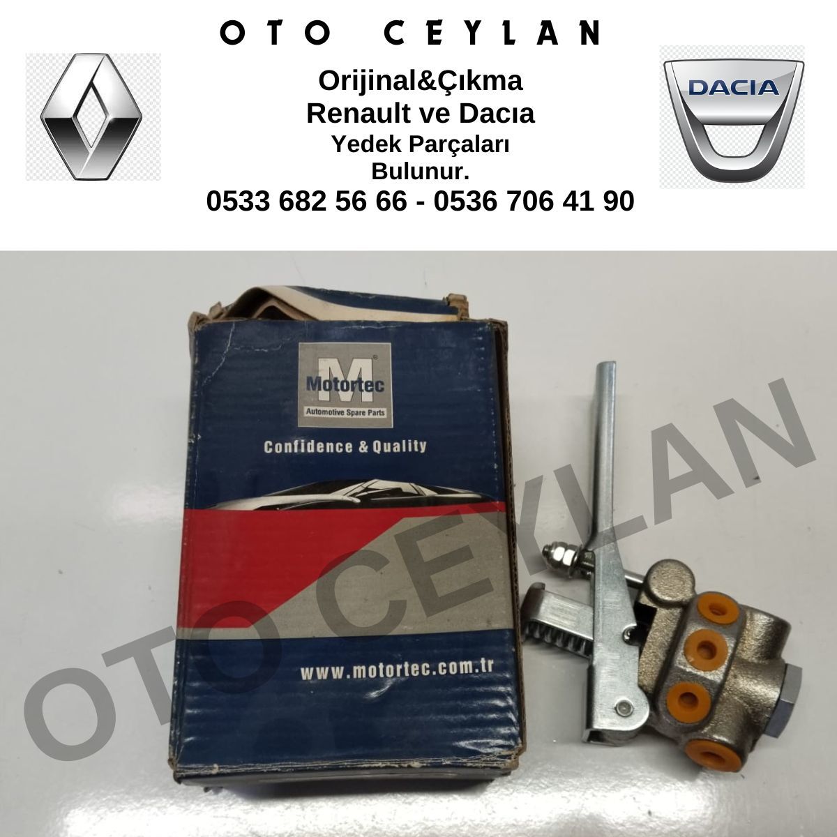 MOTO RNT 0358 7701349306 Renault 9 Fren Limitörü Sıfır Motatec Marka Yan Sanayi