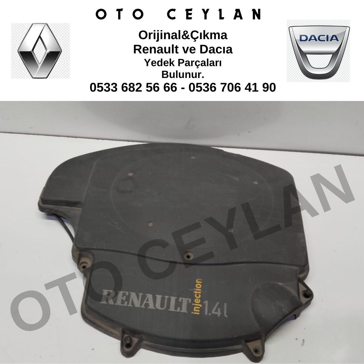 8200305471 Clio Modus Hava Filtre Kazanı Üst Kapağı Orijinal Çıkma