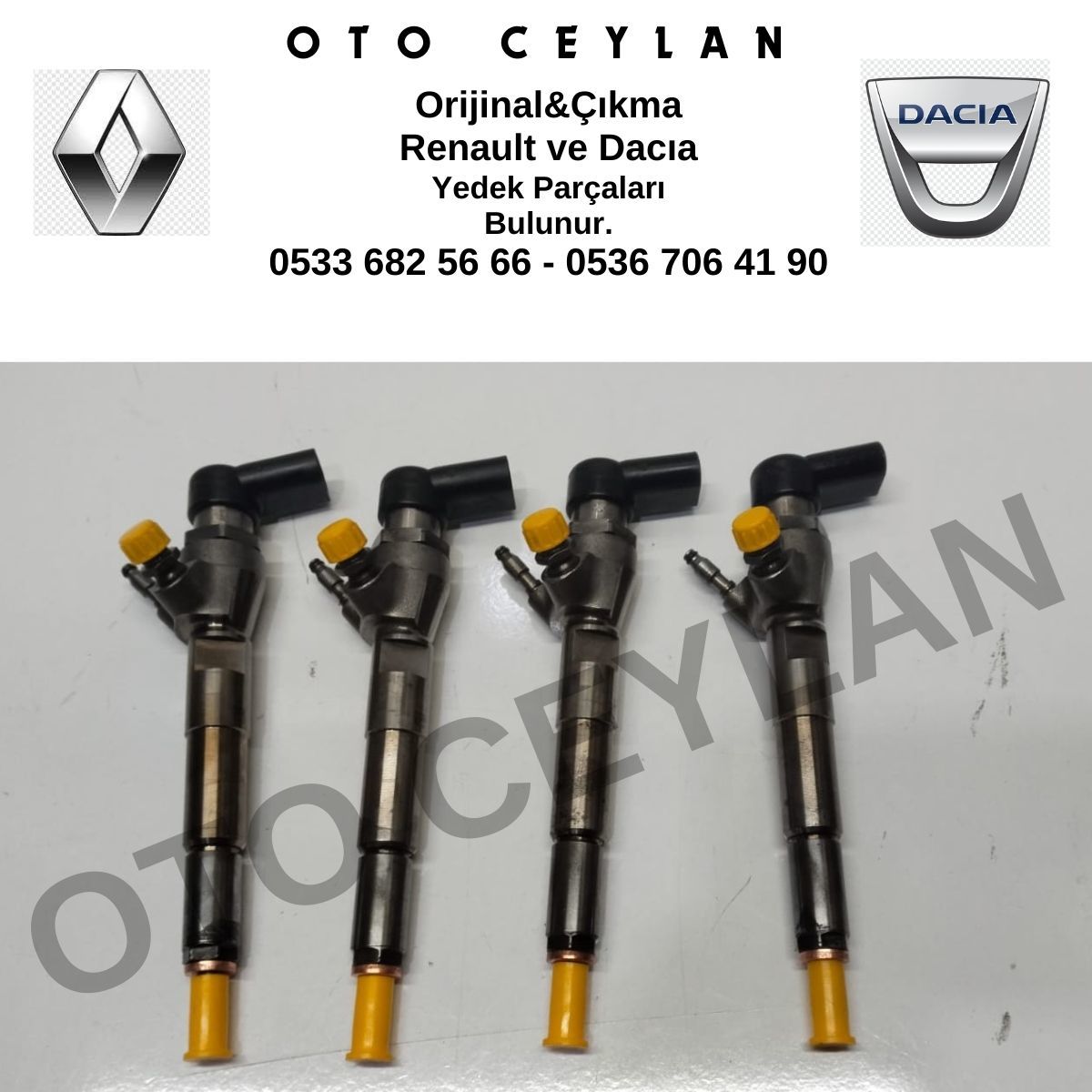 166006212R 166006226R Megane 3 Fluence 110 Beygir Enjektör Çıkma Orijinal