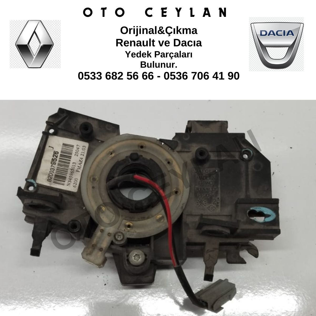 8200379526 Kango Airbag Sargısı Orijinal Çıkma