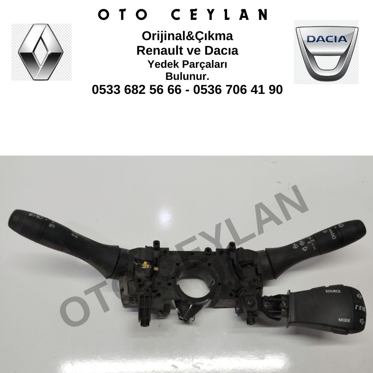 255670975R Sandero 3 Sinyal Kolu Orijinal Çıkma